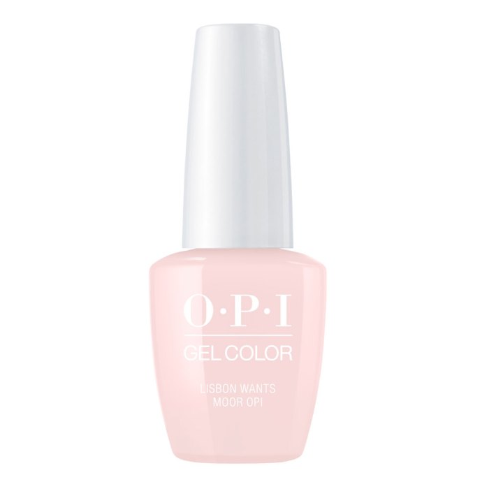 Gel nail polish light pink