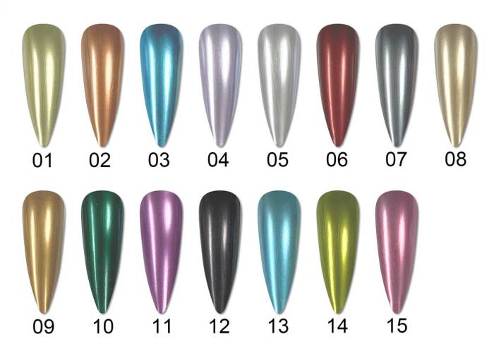 Metallic nail polish colors