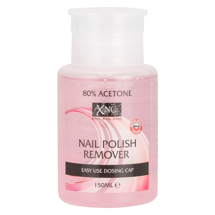 What can be used to remove nail polish