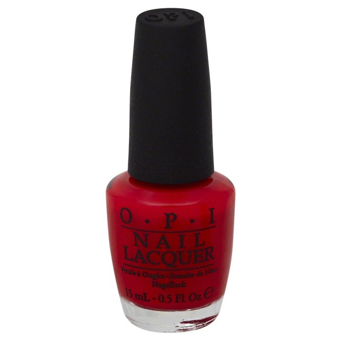 Big apple red nail polish