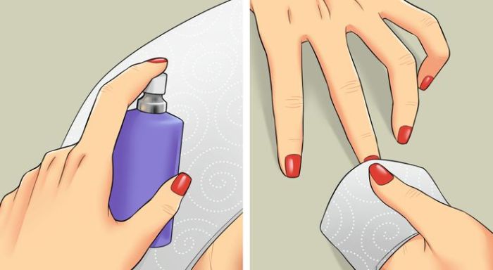 Nail polish removing