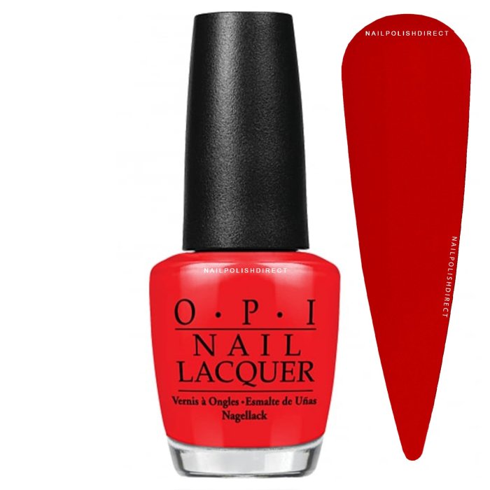 Nail polish red opi apple big nails 15ml n25 nl varnish lacquer orange polishes rock