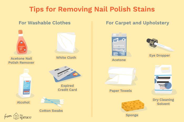 How to remove nail polish stains from toenails